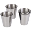 Miniatyrbilde 4 av 5: 6 stk 2,4 oz (70 ml) rustfritt stål shotglass for å drikke øl (2,3 oz) (yu-b)