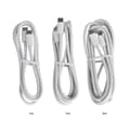 Miniatyrbilde 2 av 2: USB-C til USB-C ladekabel, hurtigladende Type-C USB 2.0 datakabel (hvit, 1 meter) 1 meter