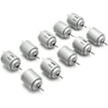 Pikkukuva 1 / 5: 10 kpl DC-moottoria 140 Mini sähkömoottori DC 3-5v 6300 RPM DIY-projekteille