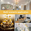 Miniatyrbillede 3 af 4: Gy6.35 LED Pærer AC/DC 12V Bi-Pin Halogen Udskiftning Dæmpbar