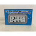 Miniatyrbillede 8 af 8: Opgraderet Digital Vækkeur, 4,3\" LED-Skærm med Temperatur Større Lydstyrke Lysstyring Bærbar Snooze Kalender Lysstyrke med Batteridrevet Black