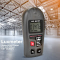 Miniatyrbilde 4 av 5: Luxmeter, Digital Miljøtesting Digital Lysmåler Med Display Illuminometer (1 stk, Svart)