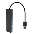 Miniatyrbild 3 av 5: 4-ports USB 3.0-hub, Ultratunn Data USB-hub, För Macbook, Mac Pro, Mac Mini, Imac, Surface Pro, XPS, PC, Flash-enhet, Mobil Hdd