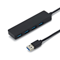 Miniatyrbild 2 av 5: 4-ports USB 3.0-hub, Ultratunn Data USB-hub, För Macbook, Mac Pro, Mac Mini, Imac, Surface Pro, XPS, PC, Flash-enhet, Mobil Hdd