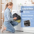 Miniatyrbillede 5 af 7: 2 stk. indkøbsposer - Genanvendelig sammenklappelig pose - Heavy Duty indkøbstaske Vandtæt stærk opbevaringspose Kan rumme 15 kg Stor kapacitet Nylon Shou