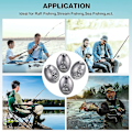 Miniatyrbild 5 av 5: 20 stycken äggfiskesänken olivformad sänkevikt gjutning för fiske bottenfiske fiskeredskap fiskesänkevikter, en 10g