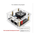 Miniatyrbilde 3 av 5: Akrylhus for Orange Pi R1 Plus uten kjølevifte for Orange Pi utviklingskort