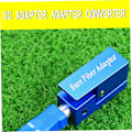 Miniatyrbild 2 av 5: Bar Fiberadapter SC Kvadratisk Fiberoptisk Snabbkoppling För FTTH CATV Patchpanel Serverställ 1st
