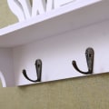 Miniatyrbilde 3 av 5: Nøkkelstativ med hylle, Sweet Home Nøkkelstativ Nøkkelbrett Hvit krok
