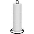 Miniatyrbild 1 av 6: Toalettpappershållare fristående, OBODING, Svart toalettpappershållare för förvaring av 3 rullar toalettpapper (Svart) Black