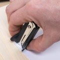 Miniatyrbillede 4 af 4: Hæfteklammefjerner til kontor, skole, nem at have med (1 stk., sort)