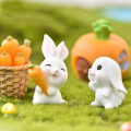 Miniatyrbillede 4 af 5: 20-pak Eventyrhave Svampe Miniature Landskab Mini Svampe Miniaturefigurer (Radish Kanin)