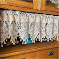 Miniatyrbilde 1 av 4: Korte gardiner, bohemsk broderi, valanse, 240x90cm