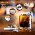Miniatyrbillede 5 af 5: Kaffetamperbase i rustfrit stål - Kaffebepresser (1 stk, Sølv)
