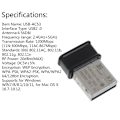 Miniatyrbilde 5 av 5: Wifi-adapter 2.4 GHz/5 GHz USB-AC53 for Nano USB trådløst nettverkskort for PC-bærbar PC