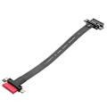 Miniatyrbilde 3 av 4: 2x PCI-e PCI Express 1x til 1x spor stigerkort konverterer forlenger båndadapter forlengelseskabel PCI