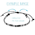 Miniatyrbilde 7 av 8: 2x Boho Surfer Armbånd Sett Kvinner & Menn - Håndlagde Sommer Strand Armbånd - Justerbar & 100% Vanntett - Festival Tilbehør - Perlet & Brai Black & Lavabeads