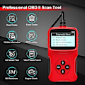 Miniatyrbillede 2 af 7: Car OBD2 Scanner Universal Wired Auto Engine Fault Code Reader CAN Diagnostic Scan Tool V309 til Check Engine Light, I/M Readiness Smog Check, HD LCD V309