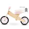 Pikkukuva 4 / 11: HyperMotion PERCY 2-in-1 puinen pyörä, vaaleanpunainen