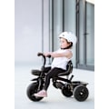 Miniatyrbillede 11 af 11: HyperMotion TOBI VECTOR trehjulet cykel - evigt oppustelige hjul + skubbebøjle. Farve: sort. Black