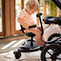 Miniatyrbild 8 av 11: MR BUGGY rullstolsförlängning med sits - LED-hjul