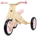 Pikkukuva 7 / 11: HyperMotion PERCY 2-in-1 puinen pyörä, vaaleanpunainen