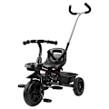 Miniatyrbillede 1 af 11: HyperMotion TOBI VECTOR trehjulet cykel - evigt oppustelige hjul + skubbebøjle. Farve: sort. Black