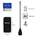 Miniatyrbillede 5 af 11: Oppustelig SUP Stand Up Paddle board 320cm med pagaj og sæde - HyperMotion WAVE BOOST 320