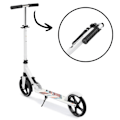 Miniatyrbild 10 av 11: Tvåhjulig sparkcykel för unga vuxna - med stötdämpare - Hypermotion CITY SWIFT Winter Fox - 100 kg White Fox