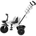 Miniatyrbillede 9 af 11: HyperMotion TOBI VECTOR trehjulet cykel - evigt oppustelige hjul + skubbebøjle. Farve: lysegrå. Gray