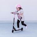 Miniatyrbillede 3 af 11: Tohjulet scooter med støddæmper WALLY 4-9 år fra HyperMotion sort-rosa