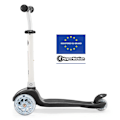 Miniatyrbillede 7 af 11: TRINGO trehjulet balancescooter, 3-8 år gammel - sort + lysende LED hjul Black