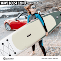 Miniatyrbillede 3 af 11: Oppustelig SUP Stand Up Paddle board 320cm med pagaj og sæde - HyperMotion WAVE BOOST 320