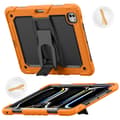 Silikonfodral för iPad Pro 13 2024, Vattentåligt, med Axelrem & Stativ, Orange