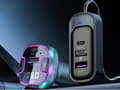 Miniatyrbillede 4 af 11: Bluetooth FM-sender til bil, 3 USB & Type-C, håndfri opkald, hurtig opladning