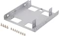 Monteringsram, 2x2.5\" HDD till 3.5\", Silver