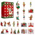 Miniatyrbild 1 av 3: Grinch jul-akryl-blindbox, 24-dagars julkalender-hänge, pennfodral Type C