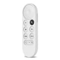 Fodral i silikon för Google TV 2020-fjärrkontroll, vit, stötsäkert dammtätt