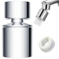360° roterande kranadapter, vattenluftare, dubbelläge, universal, 22 mm