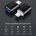 Pikkukuva 2 / 8: USB C - USB 3.0 -sovitin, 2 kpl, Type C uros - USB naaras OTG, 5 Gbps, MacBook Pro/Air -yhteensopiva