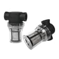 Miniatyrbilde 5 av 5: Inline vannfilter, 1/2\" innvendig gjenge, 100 mesh, sediment, rustfritt stål, svart