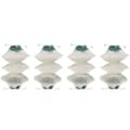 4-pack gaslyktsmantlar, dragspelsform, 95 Clip On, grön och vit, för 2000 2500 2555 2600