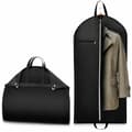 Plaggpåse, Andningsbart Non-Woven Kostymskydd för Garderobsförvaring, Svart, M