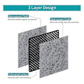 Miniatyrbillede 3 af 5: 5 pakker køleskabs luftfilter til Lg Lt120f, erstatnings frisk luftfilter reservedele[HK]