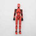 Miniatyrbillede 3 af 5: T13 Actionfigur, Titan 13 Actionfigur, Robot Actionfigur, 3D-trykt Actionfigur[HK] black blue