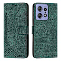 Miniatyrbild 1 av 4: PU-fodral för Motorola Edge 50 Pro[HK] Green