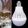 Miniatyrbillede 4 af 5: 220/110v 3w 5w 7w 12w Lyd-/stemmesensor Led Pære Pir Bevægelsesinduktionslys[HK] 12W