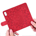 Miniatyrbild 3 av 5: Plånboksfodral för XiaoMi RedMi NOTE 8 PRO Premium PU Läder Flip Cover Mandala[HK] Red