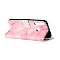 Pikkukuva 4 / 5: Huawei Y6p -puhelimelle värillinen marmorikuvioinen vaakasuuntainen PU-nahkainen suojakotelo [HK] Pink Marble