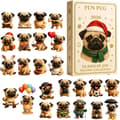 Mops Julekalender 2026 - 24 minifigurer, 3D (HK)